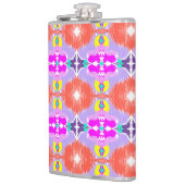 Solar Bloom Kaleidoscope Throw Pillow Flachmann (Links)