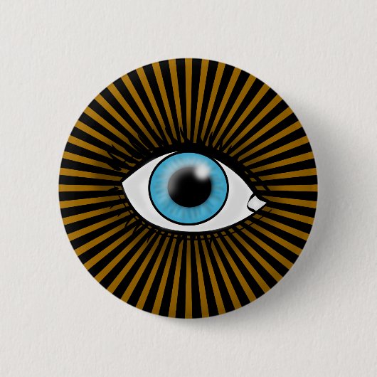 Solar Blue Eye Button (Vorderseite)