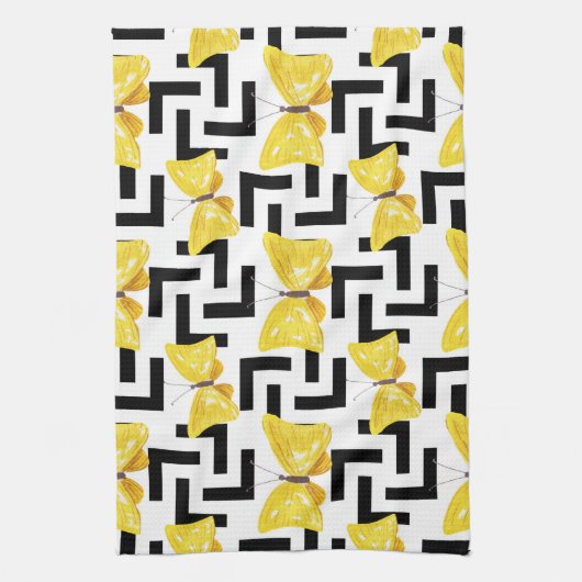 Solar-Blume Geschirrtuch (Vertikal)