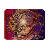 Solar Burst Hawk Magnet (Horizontal)