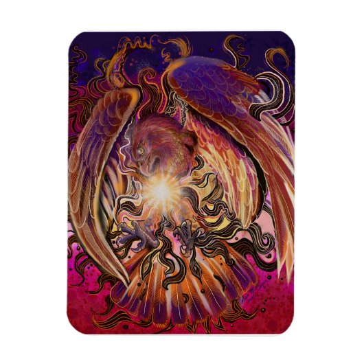 Solar Burst Hawk Magnet (Vertikal)