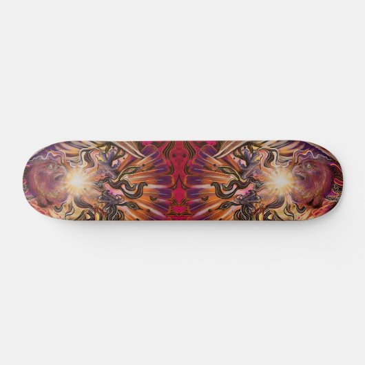 Solar Burst Hawk Skateboard (Horizontal)