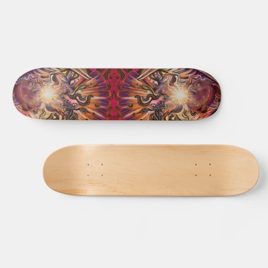 Solar Burst Hawk Skateboard (Horizontal)