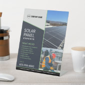 Solar Business Services Custom Pedestal Sign Sockelschild (In SItu)