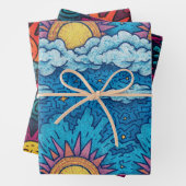 Solar Carnival Geschenkpapier Set (Beispiel)