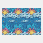 Solar Carnival Geschenkpapier Set (Vorderseite)