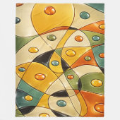 Solar Crest Mosaik Fleecedecke (Vorderseite)