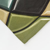 Solar Crest Mosaik Fleecedecke (Ecke)