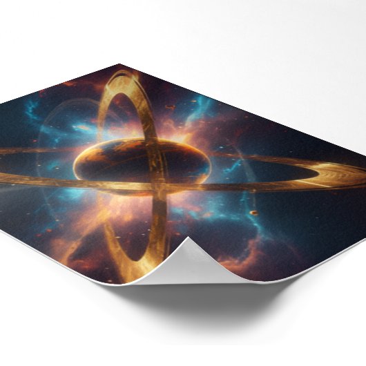 Solar Drift Abstract  Poster (Ecke)