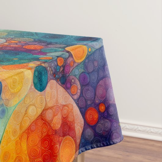 Solar Drift Vibrant Fractal Art Abstract Pattern Tischdecke (Beispiel)