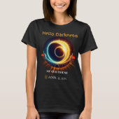 Solar Eclipse 08. April 2024 T - Shirt (Vorderseite)
