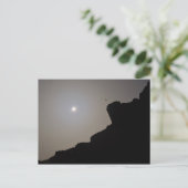 Solar Eclipse 2015 Cornwall England Postkarte (Stehend Vorderseite)