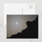 Solar Eclipse 2015 Cornwall England Postkarte (Vorne/Hinten)