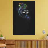 Solar Eclipse 2017 Canvas Print Leinwanddruck (Insitu (Wohnzimmer))