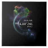 Solar Eclipse 2017 Fliese (Vorderseite)