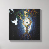 Solar Eclipse 2017 Heilige Gewerkschaft Leinwanddruck (Vorderseite)