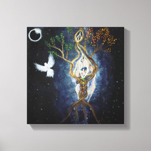 Solar Eclipse 2017 Heilige Gewerkschaft Leinwanddruck (Vorderseite)