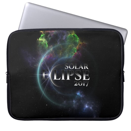 Solar Eclipse 2017 Laptopschutzhülle (Vorderseite)