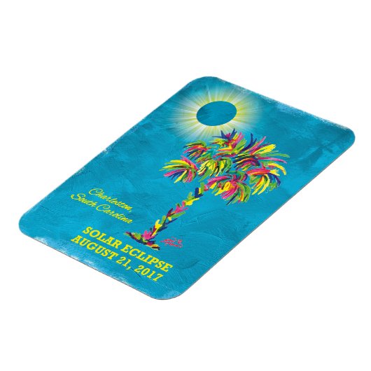 Solar Eclipse 2017 Magnet (Linke Seite)