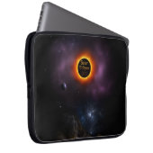 Solar Eclipse 2017 Nebula Bloom Laptopschutzhülle (Vorne Rechts)