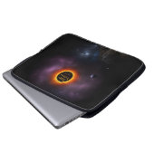 Solar Eclipse 2017 Nebula Bloom Laptopschutzhülle (Vorne Knopf)