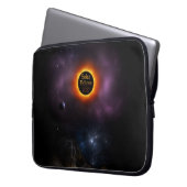 Solar Eclipse 2017 Nebula Bloom Laptopschutzhülle (Vorderseite Links)