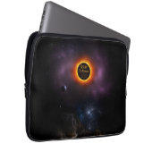 Solar Eclipse 2017 Nebula Bloom Laptopschutzhülle (Vorne Rechts)