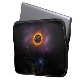 Solar Eclipse 2017 Nebula Bloom Laptopschutzhülle (Vorderseite Links)