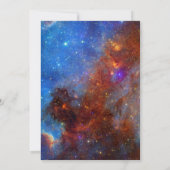 Solar Eclipse 2017 Party Funny Hipster Einladung (Rückseite)