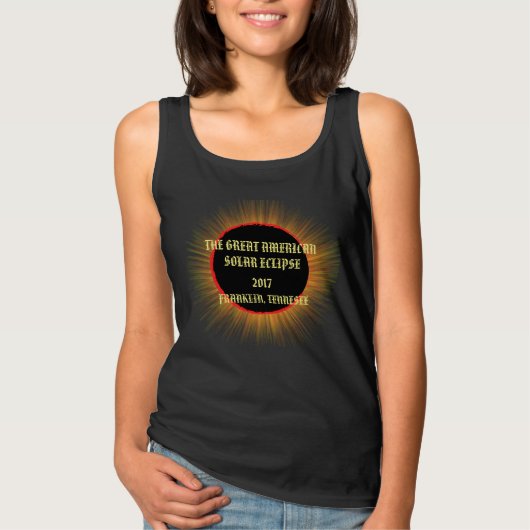 SOLAR ECLIPSE 2017 TANK TOP (Vorderseite)