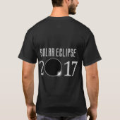 Solar Eclipse 2017, wo Shirt (Rückseite)