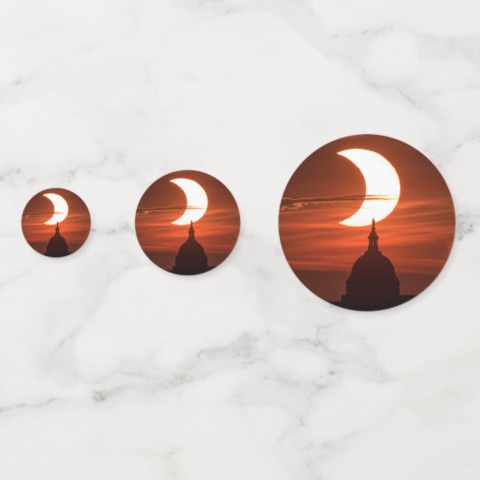 Solar Eclipse 2021 Konfetti (Vorderseiten)