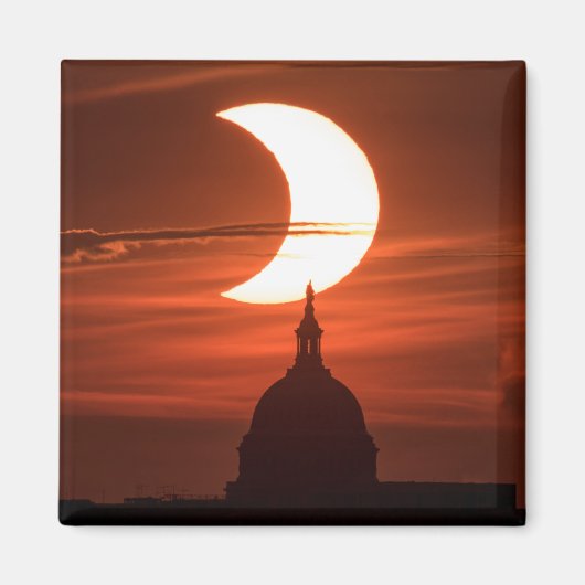 Solar Eclipse 2021 Magnet (Vorne)