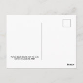 Solar-Eclipse 2021 mit der Bezeichnung Postkarte (Rückseite)