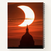 Solar Eclipse 2021 Notizblock (Rückseite)