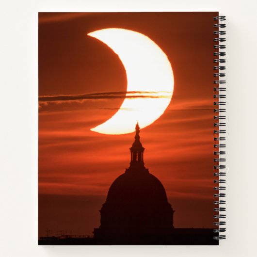 Solar Eclipse 2021 Notizblock (Rückseite)