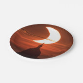 Solar Eclipse 2021 Pappteller (Schrägansicht)