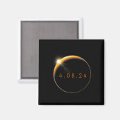 Solar Eclipse 2024 040824 Eclipse Mens Womens Kids Magnet (Vorderseite/Rückseite)