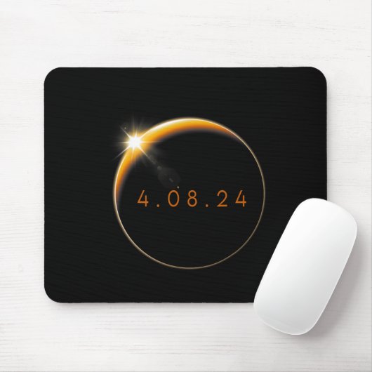 Solar Eclipse 2024 040824 Eclipse Mousepad (Mit Mouse)