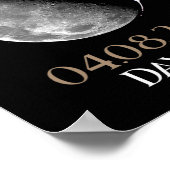 Solar Eclipse 2024 04 Dayton Ohio Poster (Ecke)