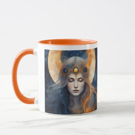 Solar Eclipse 2024 Anpassen mit Namen oder Standor Tasse (Links)