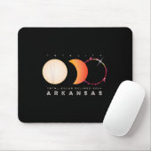 Solar Eclipse 2024 Arkansas Total Eclipse Amerika Mousepad (Mit Mouse)