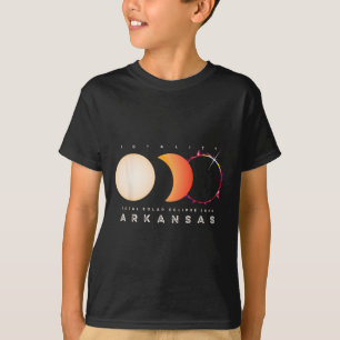 Solar Eclipse 2024 Arkansas Total Eclipse Amerika T-Shirt