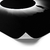 Solar Eclipse 2024 Art Solar Eclipse Art Poster (Ecke)