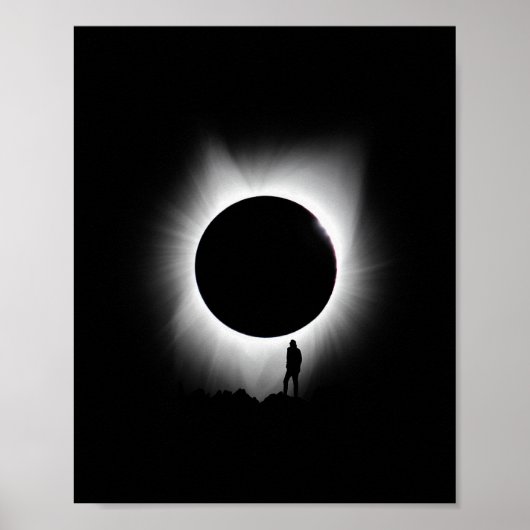 Solar Eclipse 2024 Art Solar Eclipse Art Poster (Vorne)