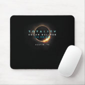 Solar Eclipse 2024 Austin Mousepad (Mit Mouse)