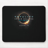 Solar Eclipse 2024 Austin Mousepad (Vorne)