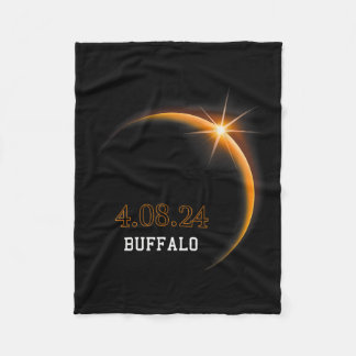 Solar Eclipse 2024 Buffalo Totality Spring 4,08,24 Fleecedecke