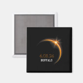 Solar Eclipse 2024 Buffalo Totality Spring 4,08,24 Magnet (Vorderseite/Rückseite)