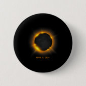 Solar Eclipse 2024 Button (Vorderseite)